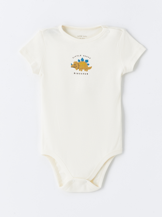 Pack of 2 dinosaur rompers