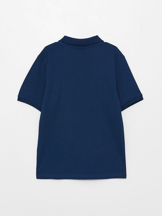 Blue polo t-shirt