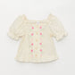 Embroidered top with pants