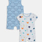 Crab rompers pck of 2