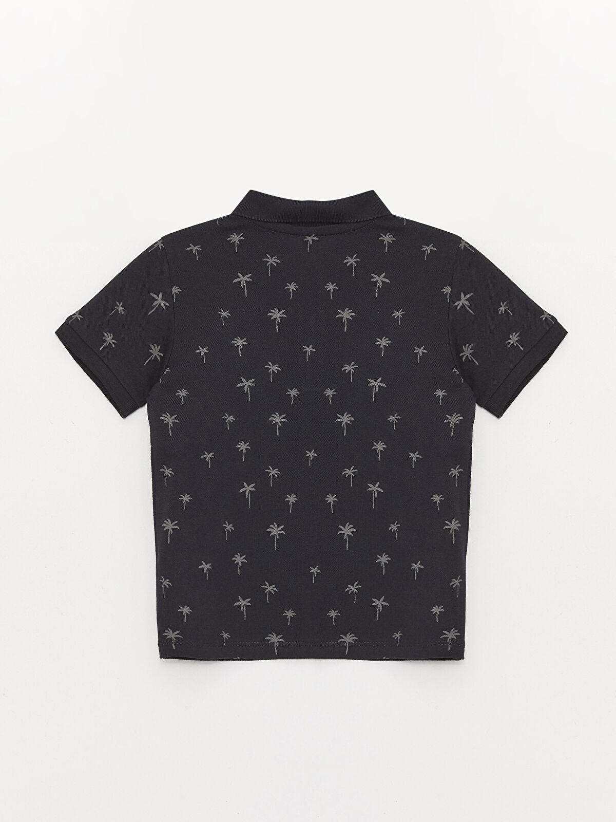 Black polo tee