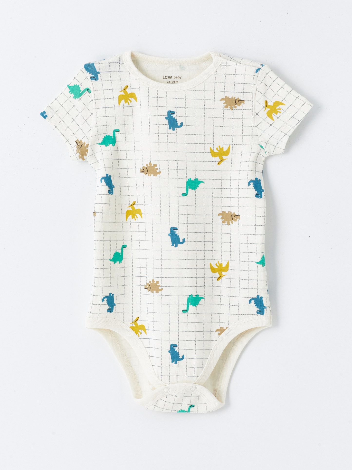 Pack of 2 dinosaur rompers