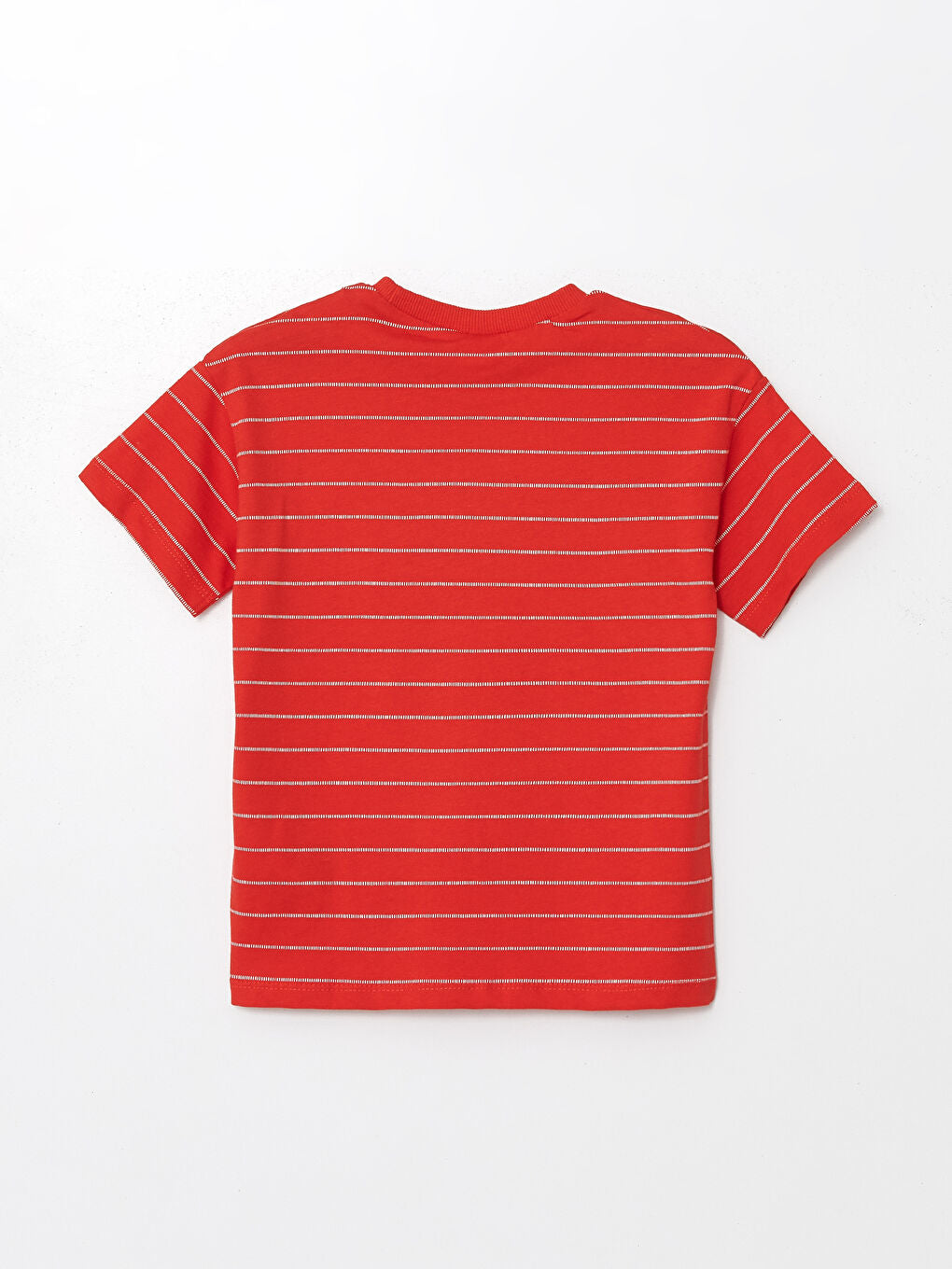 Red round neck t-shirt