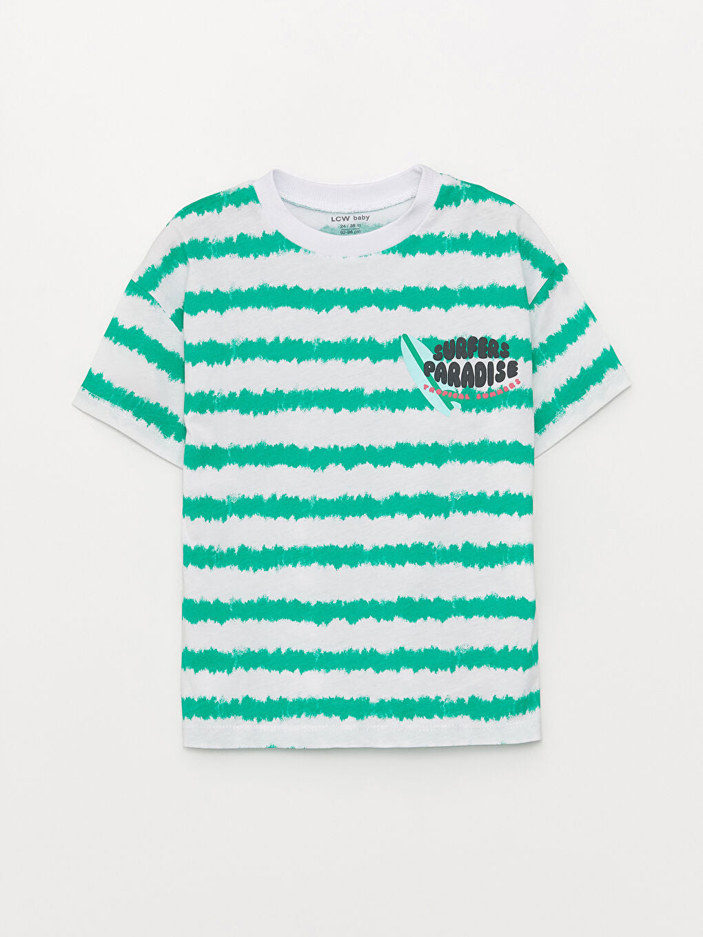 Green round neck t-shirt