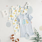 Set of 2 dino rompers